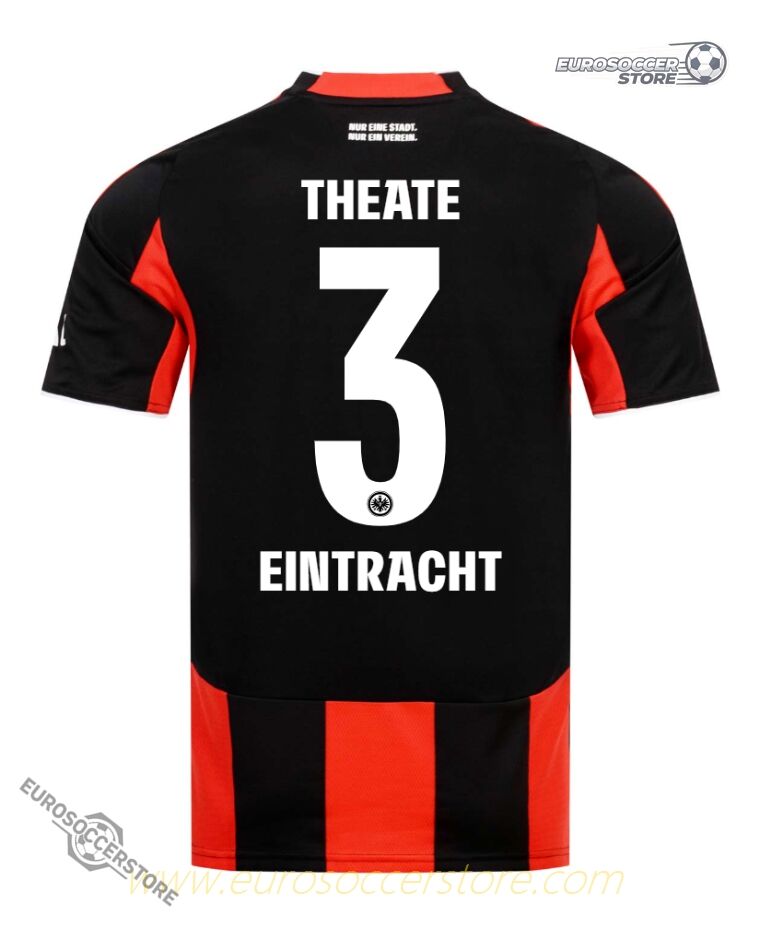 Eintracht Frankfurt Home THEATE 3 Football Jersey for the 25-26 Season