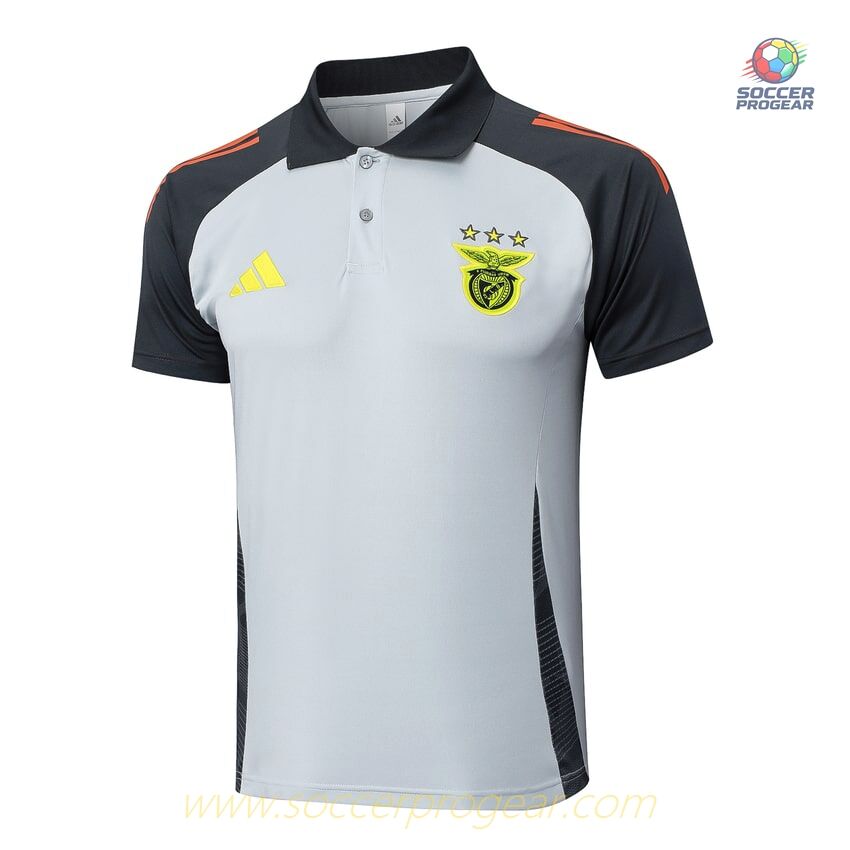 Benfica Polo 2024-2025 Season White Black Tracksuit