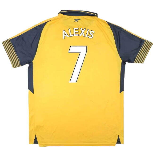 Arsenal 2016-17 Away Shirt ((Mint) S) (Alexis 7) - game day