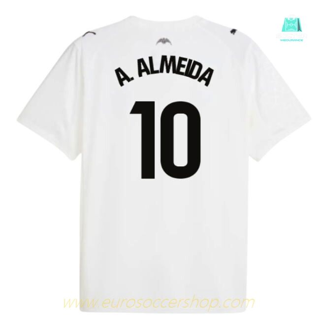 2025-2026 Valencia Home Shirt (A. Almeida 10)