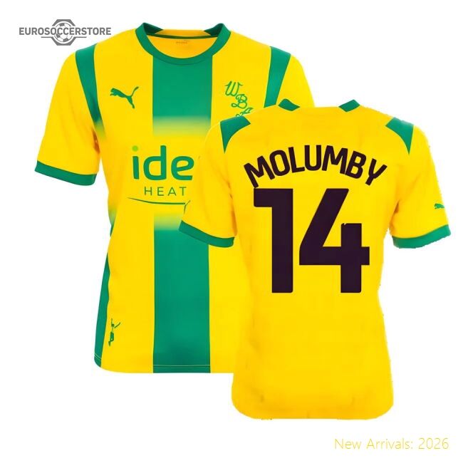 Outstanding 2022-2023 West Bromwich Albion Away Shirt (molumby 14)
