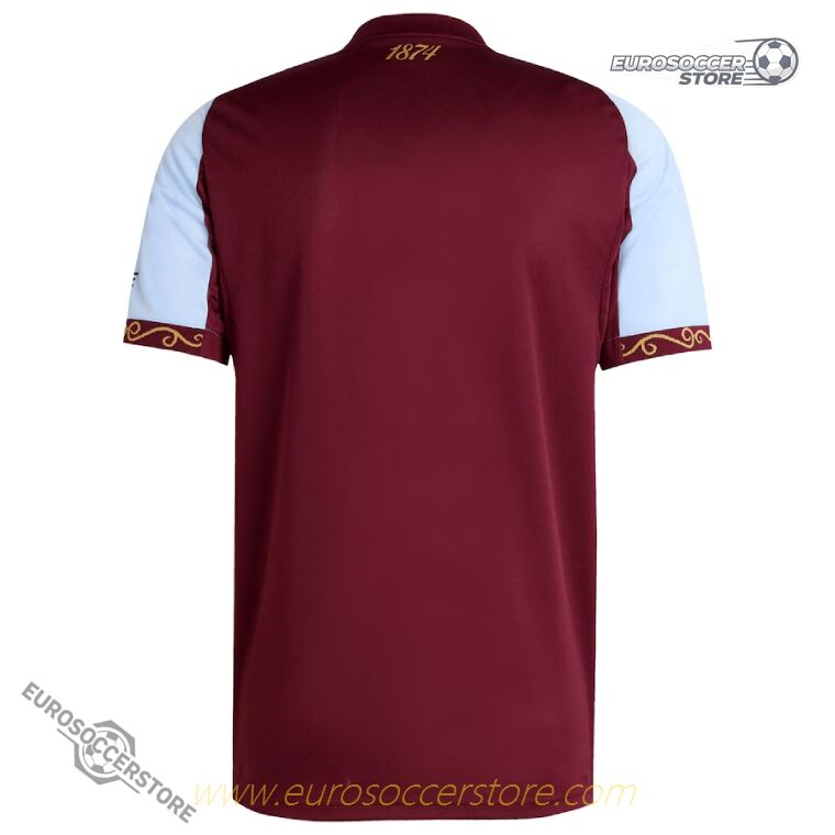 Aston Villa Home Football Jersey for the 25-26 Season