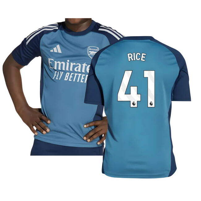 2025-2026 Arsenal Training Kit (Blanch Blue) - Kids (Rice 41)