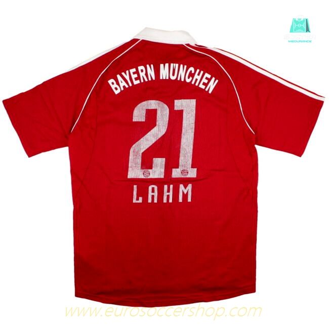 Bayern Munich 2006-07 Home Shirt (M) Lahm #21 (Very Good)