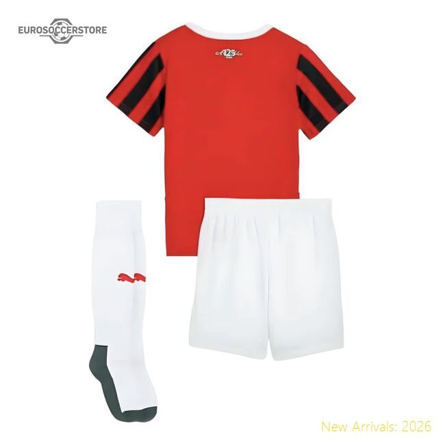 2024-2025 Ac Milan Home Mini Kit - Match Quality - Match Quality