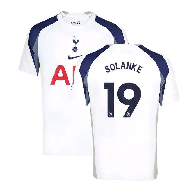 Trendy Spurs 2025-2026 Tottenham Hotspur Home Shirt (Solanke 19) fo...