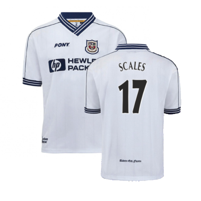 Retro Spurs 1997-1999 Tottenham Home Pony Retro Shirt (Scales 17) f...