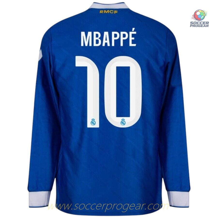 Real Madrid 2025-26 Edition Third LS Edition Mbappé Soccer Football Shirt