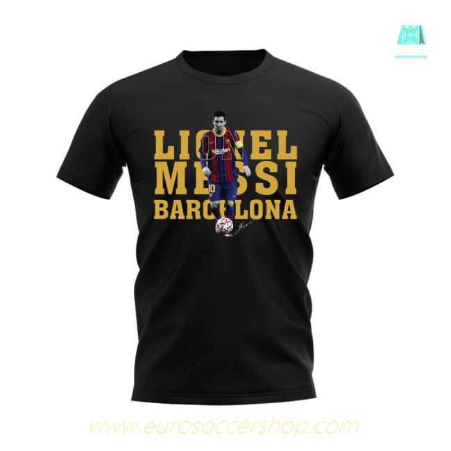 Lionel Messi Barcelona Player Tee (Black)