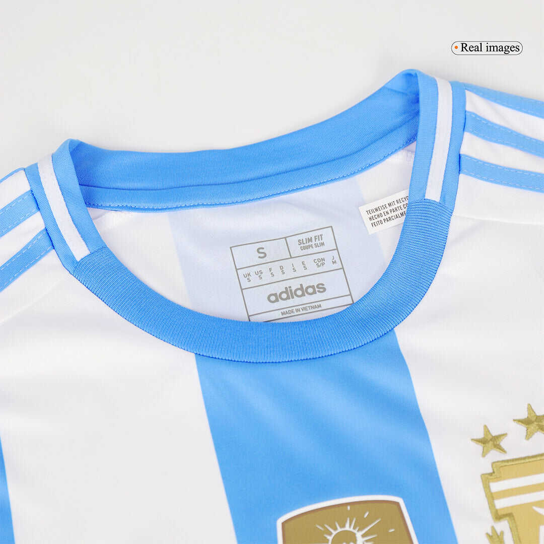 J.ALVAREZ #9 Argentina Home  Soccer Jersey 2024 Authentic Kit