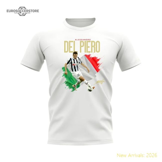 Outstanding Alessandro Del Piero Bianconeri Supporter Tee (white)