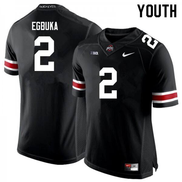 Youth(kids) Ohio State Buckeyes Emeka Egbuka #2 Buckeye Nation Jersey