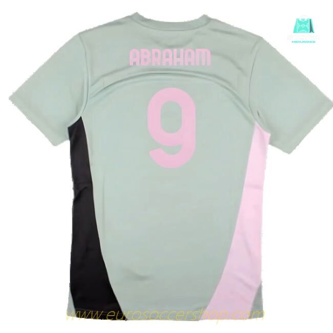 2024-2025 AC Milan Training Shirt (Green Fog) (Abraham 9)