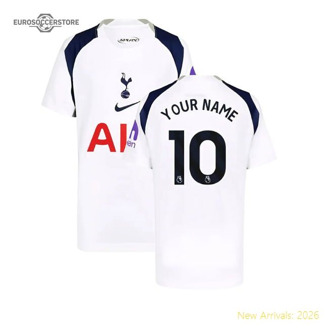 Official 2025-2026 Tottenham Hotspur Home Shirt (kids) (your Name)