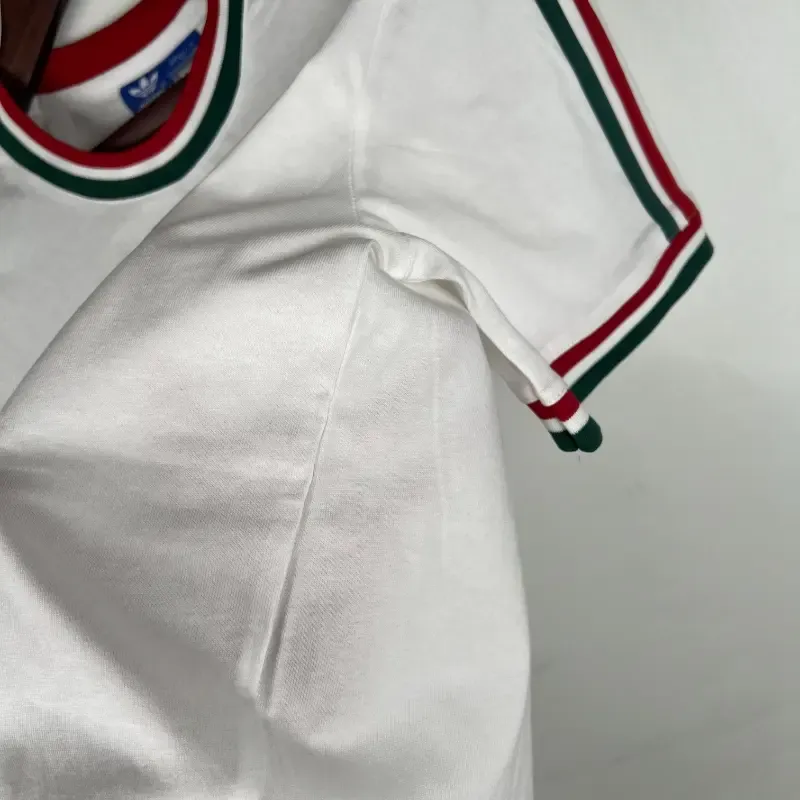 2014-2015 Fluminense White Soccer retro kit