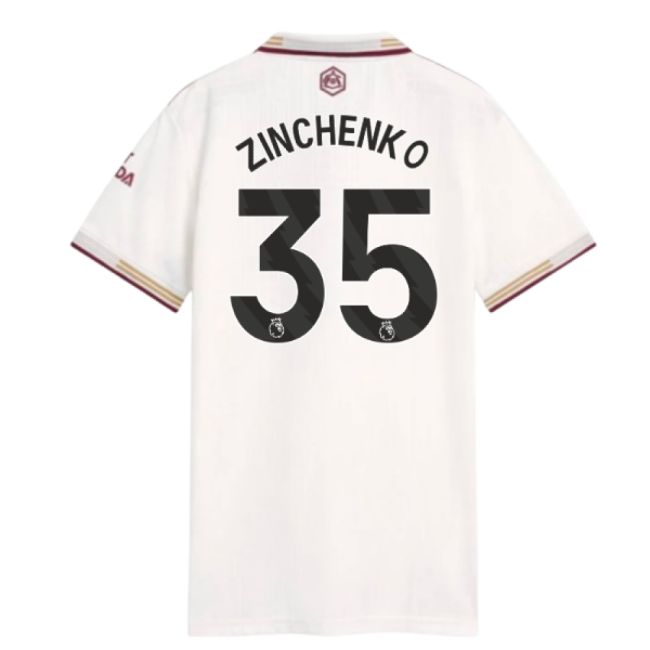 2025-20 Arsenal Third Jersey Zinchenko #35 Edition L M Women S