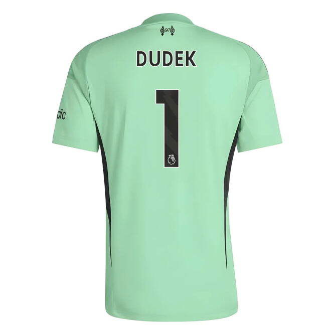 2025-20 Liverpool Home Soccer Jersey Dudek 1 L M S Kids