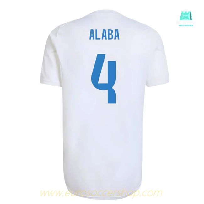 2025-2026 Real Madrid EU Training Jersey (White) (Alaba 4)