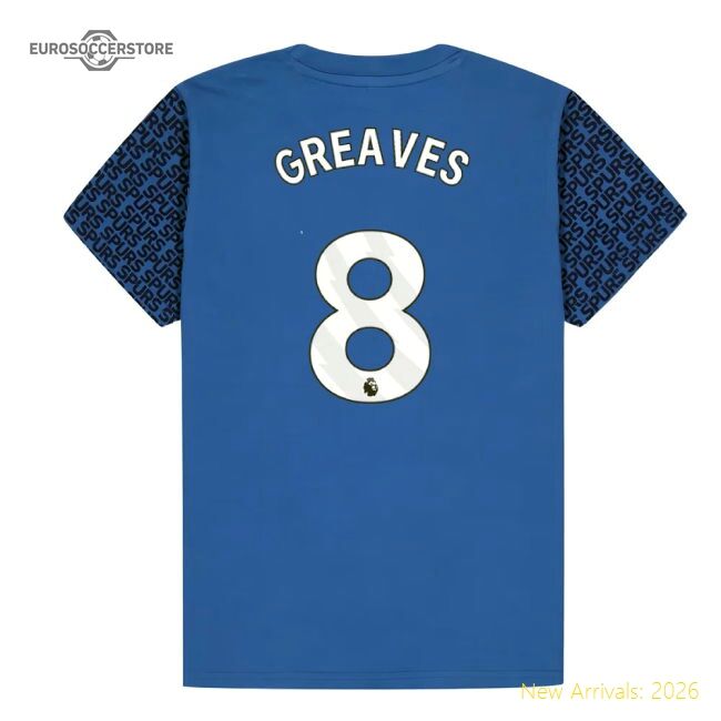 High-quality Thfc Hotspur Graphic T-shirt (blue) - Kids (greaves 8)