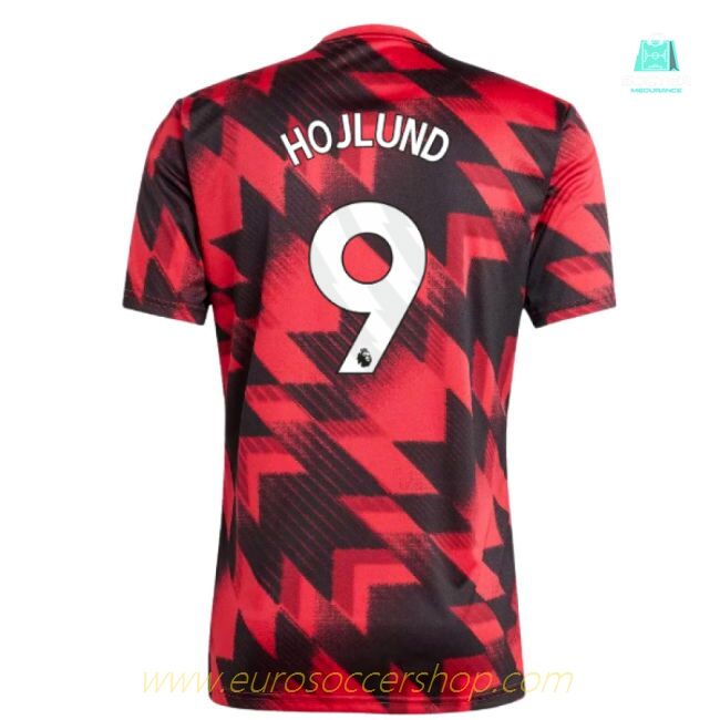 2025-2026 Man Utd Pre-Match Shirt (Red) (Hojlund 9)
