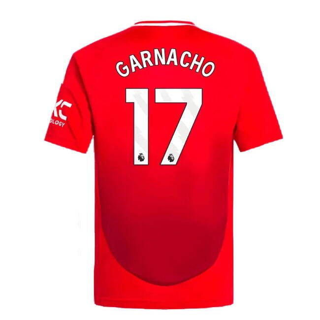 Stylish Man Utd 2024-2025 Man Utd Home Shirt (Kids) (Garnacho 17) f...