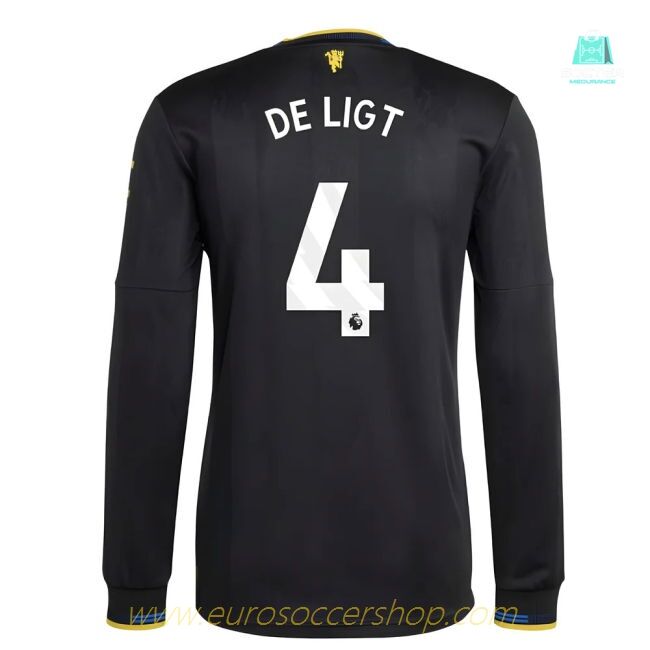 2025-2026 Man Utd Authentic Long Sleeve Third Shirt (De Ligt 4)