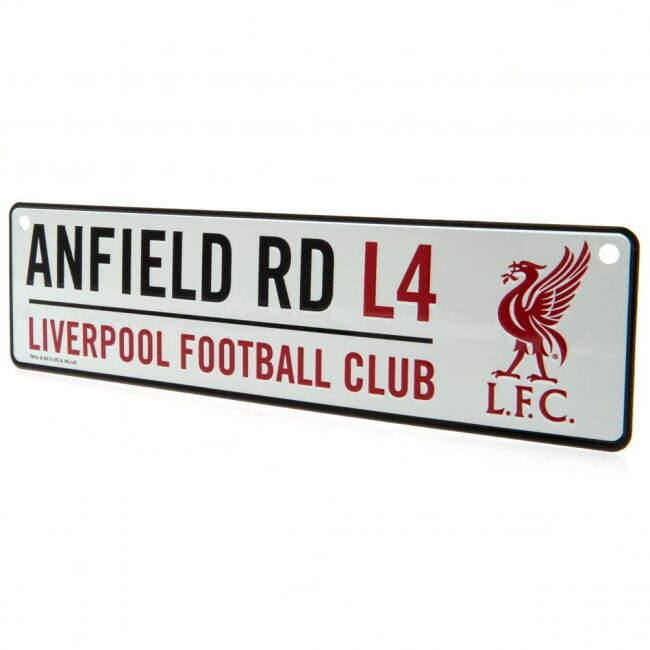 vintage Liverpool FC Window Sign