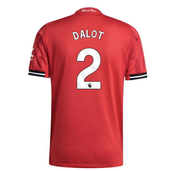 Football Man Utd Authentic Home Shirt Dalot #2 Professional Grade ...