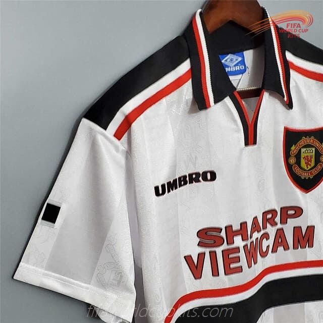 Manchester United season 97-99 Road Alabaster Football Strip