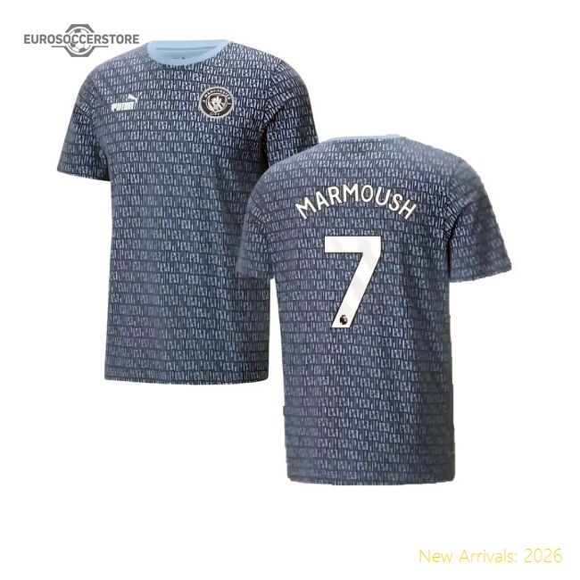 Premium 2024-2025 Man City Ftblculture Tee Aop (navy) - Kids
