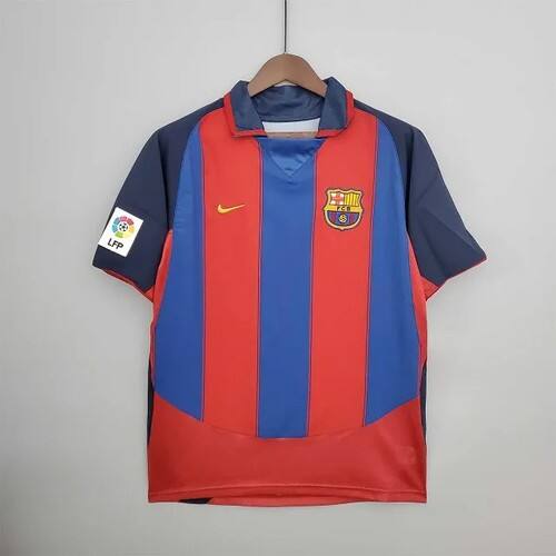 Proud Barça Barcelona #2003 Durable Material Retro Classic Home Shirt