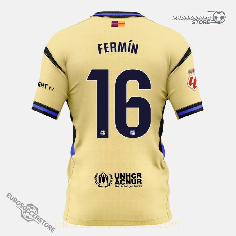 Barcelona Away X Kobe Bryant FERMÍN 16 Jersey 25-26 (Player Version)
