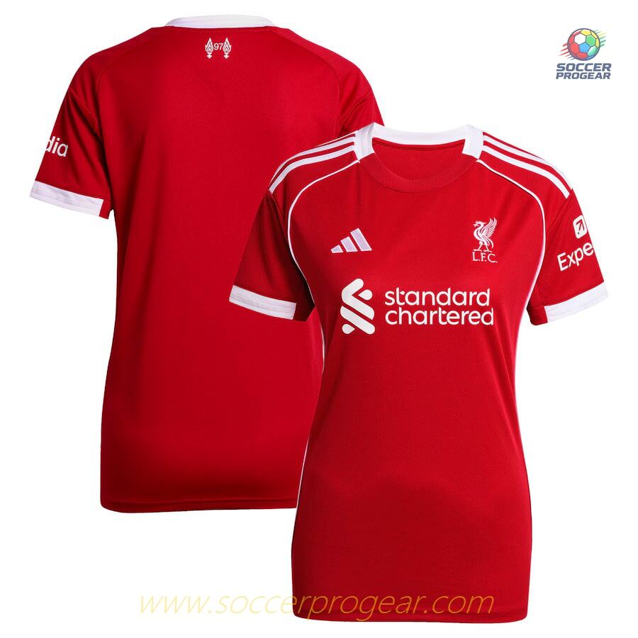 Liverpool Home Football Soccer Shirt 2025-2026 Season Women's Edition