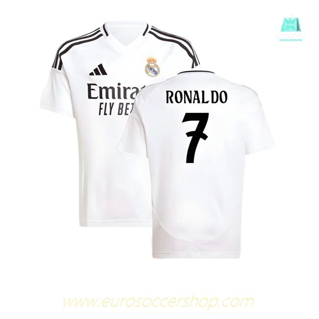 2024-2025 Real Madrid Home Shirt (Kids) (Ronaldo 7)