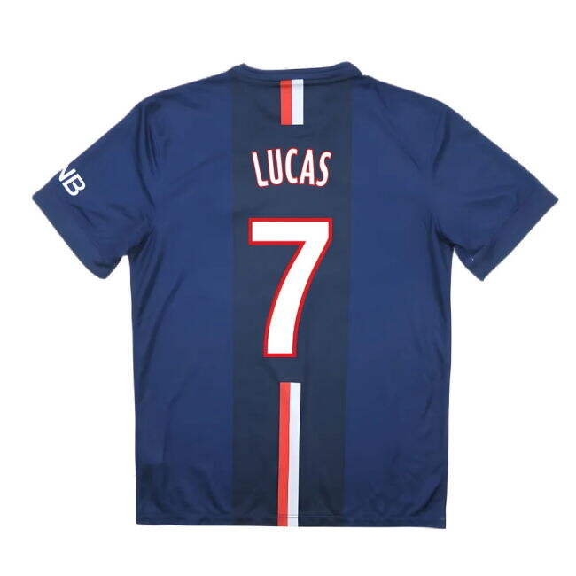 PSG 2014-15 Home Shirt ((Very Good) S) (Lucas 7)