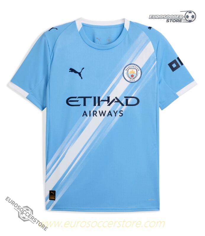 Vitor Reis' 2025-26 Home Jersey for Manchester City (22nd Edition)