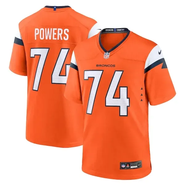 None Game NFL Jersey - Orange | Pro-Level Football Apparel | NFL Footb
