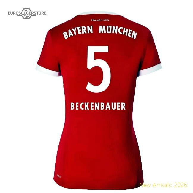 Professional-Grade Bayern Munich 2017-18 Womens Home Shirt (Xl) ((Excellent) Xl) (Beckenbauer