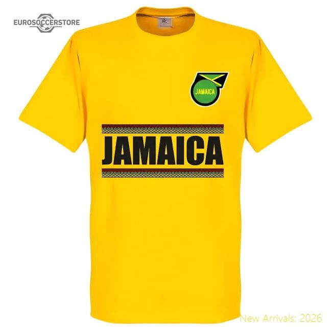 Jamaica National Team Team T-shirt - Yellow - Fantastic Value