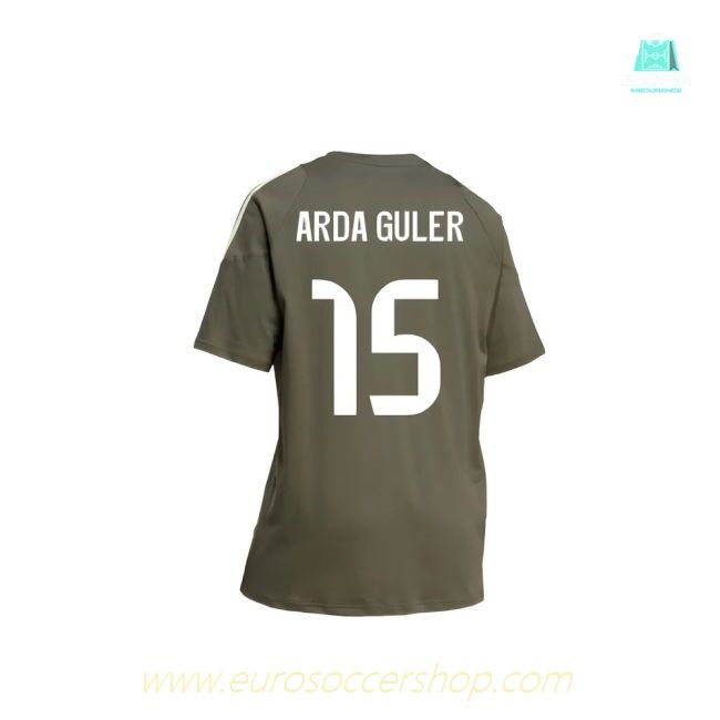 2025-2026 Real Madrid Training Tee (Utility Grey) (Arda Guler 15)