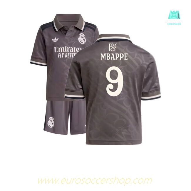 2024-2025 Real Madrid Third Mini Kit (Mbappe 9)