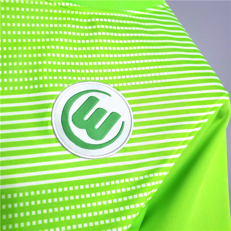 Wolfsburg Home 20-21 Green Soccer Shirt Jersey - Official Replica