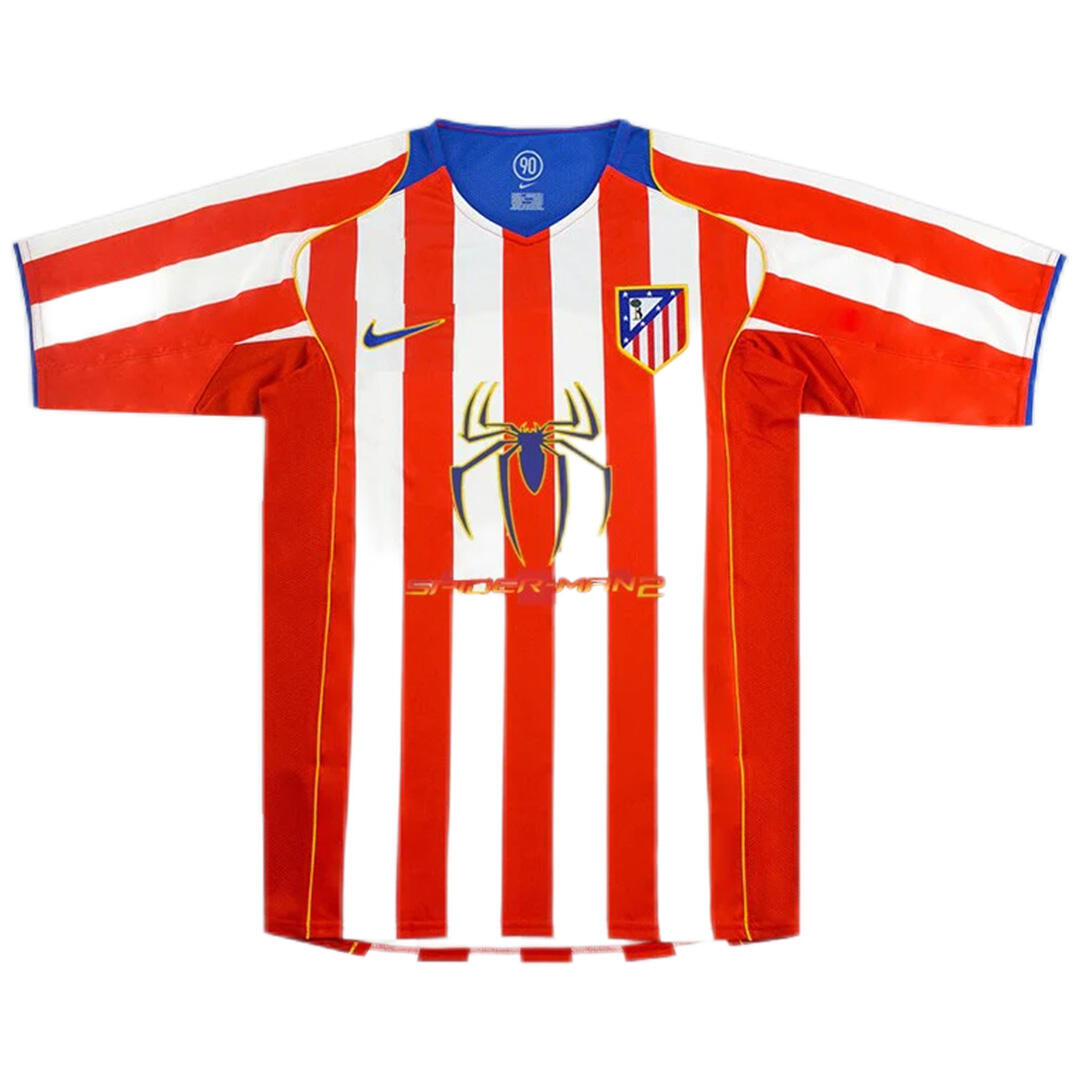 High Performance Atletico Madrid 0405 Retro Home Football Shirt 9