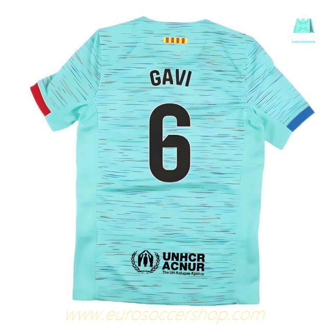 2023-2024 Barcelona Third Shirt (Kids) (Gavi 6)