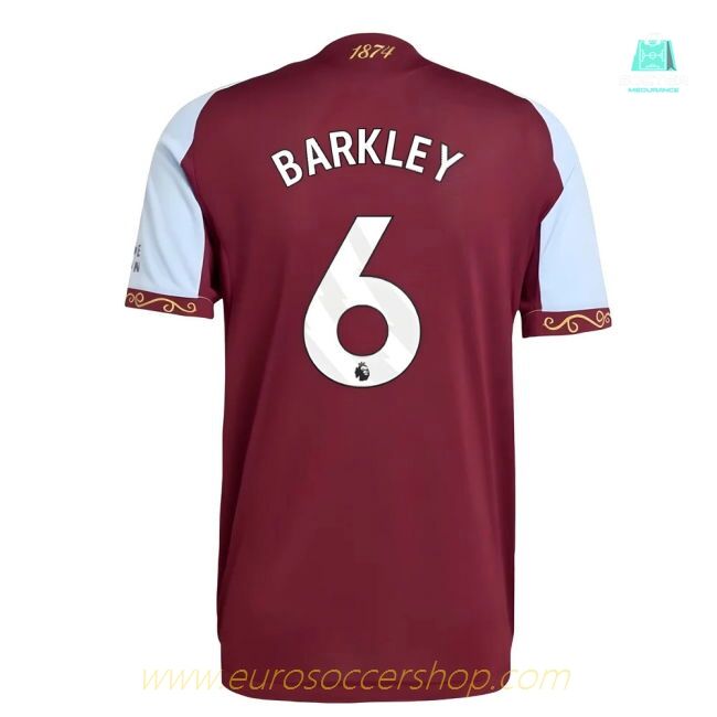 2025-2026 Aston Villa Authentic Home Shirt (Barkley 6)