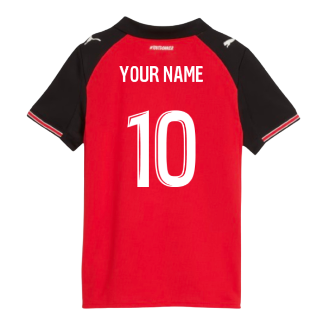 2025-2026 Stade Rennais Home Shirt for (Children