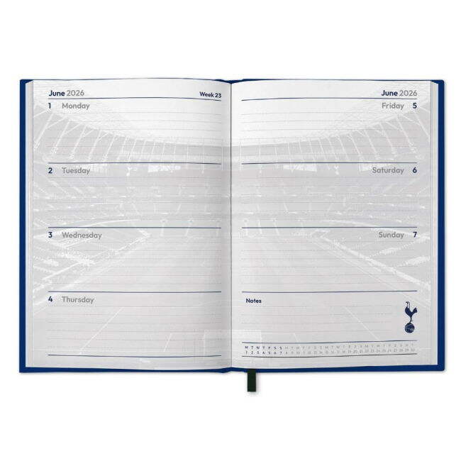 Tottenham Hotspur FC A5 Diary 2026 (Match Day)
