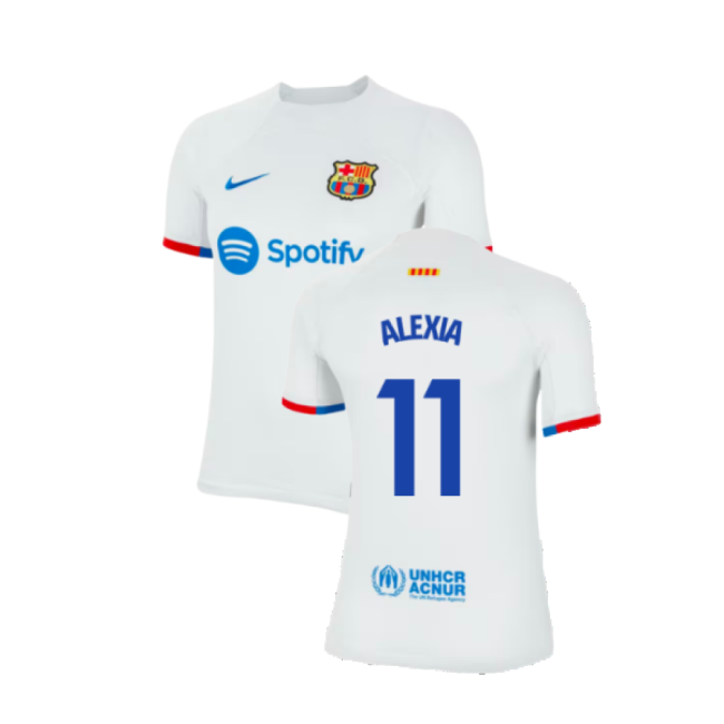 2023-2024 Barcelona Away Affordable Football Shirt (Ladies)