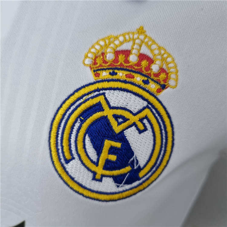 KidsYouth Real Madrid 2223 Home White Soccer Football KitShirtShort -