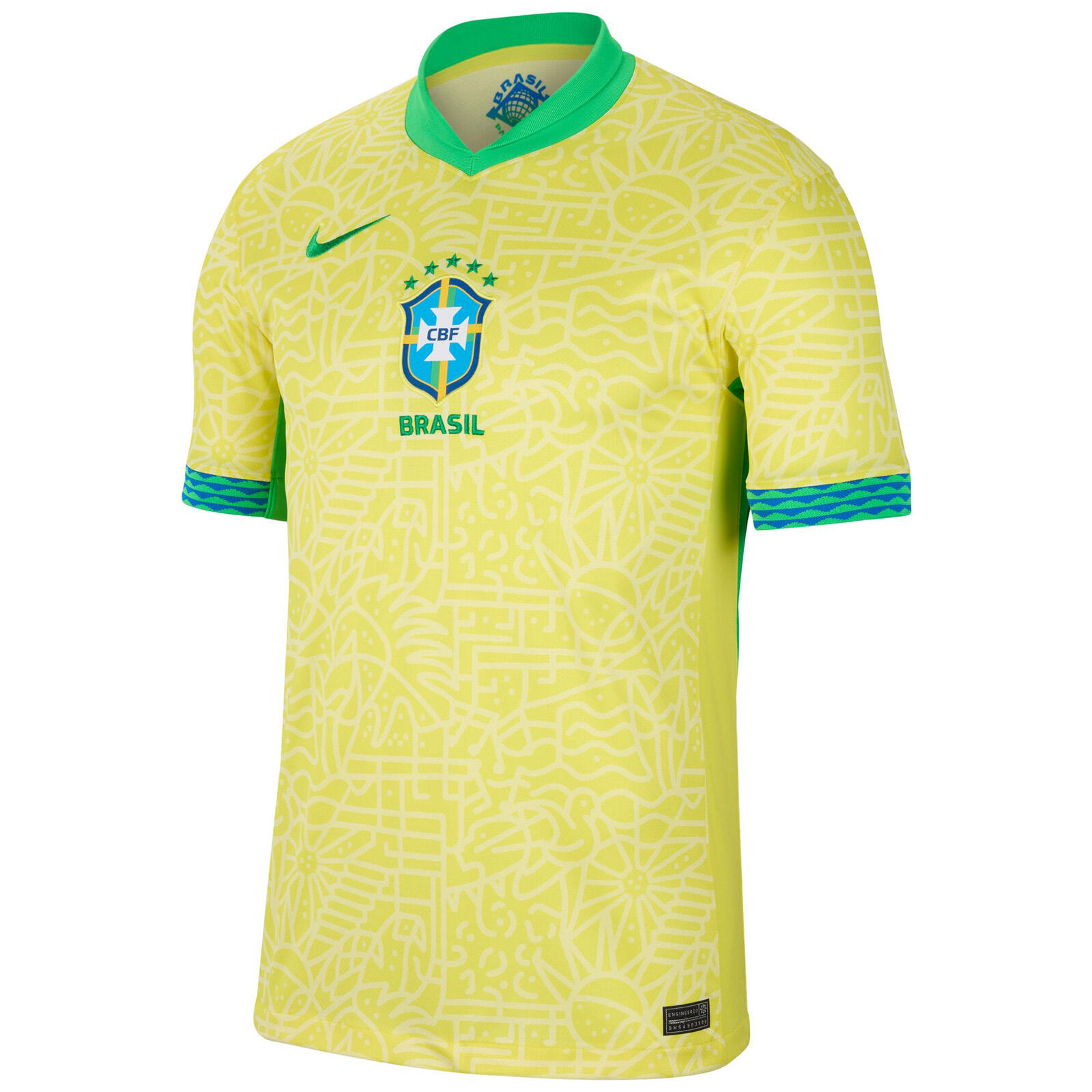 Authentic Brazil Home Jersey - Nike superior Collection licensed